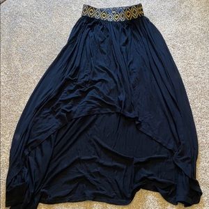 Black High Low skirt
